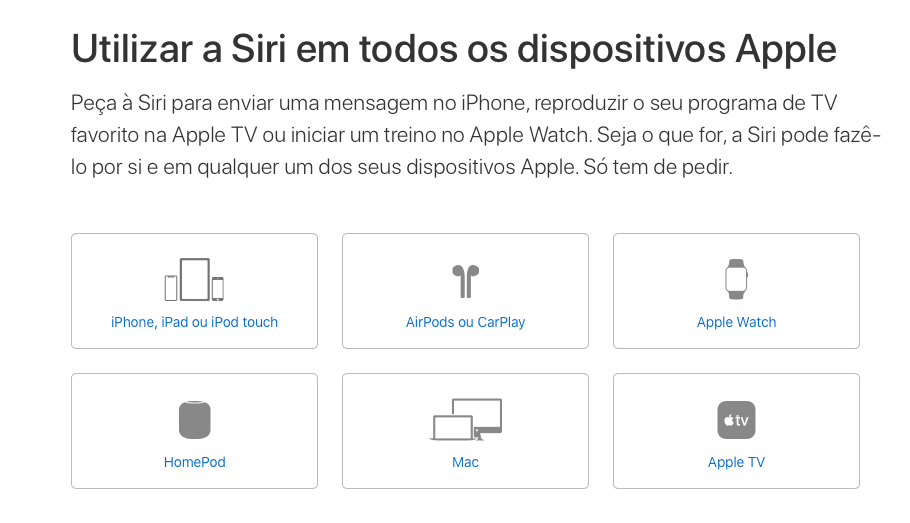 Lá dar, dá... mas em português do Brasil. | Fonte: Apple