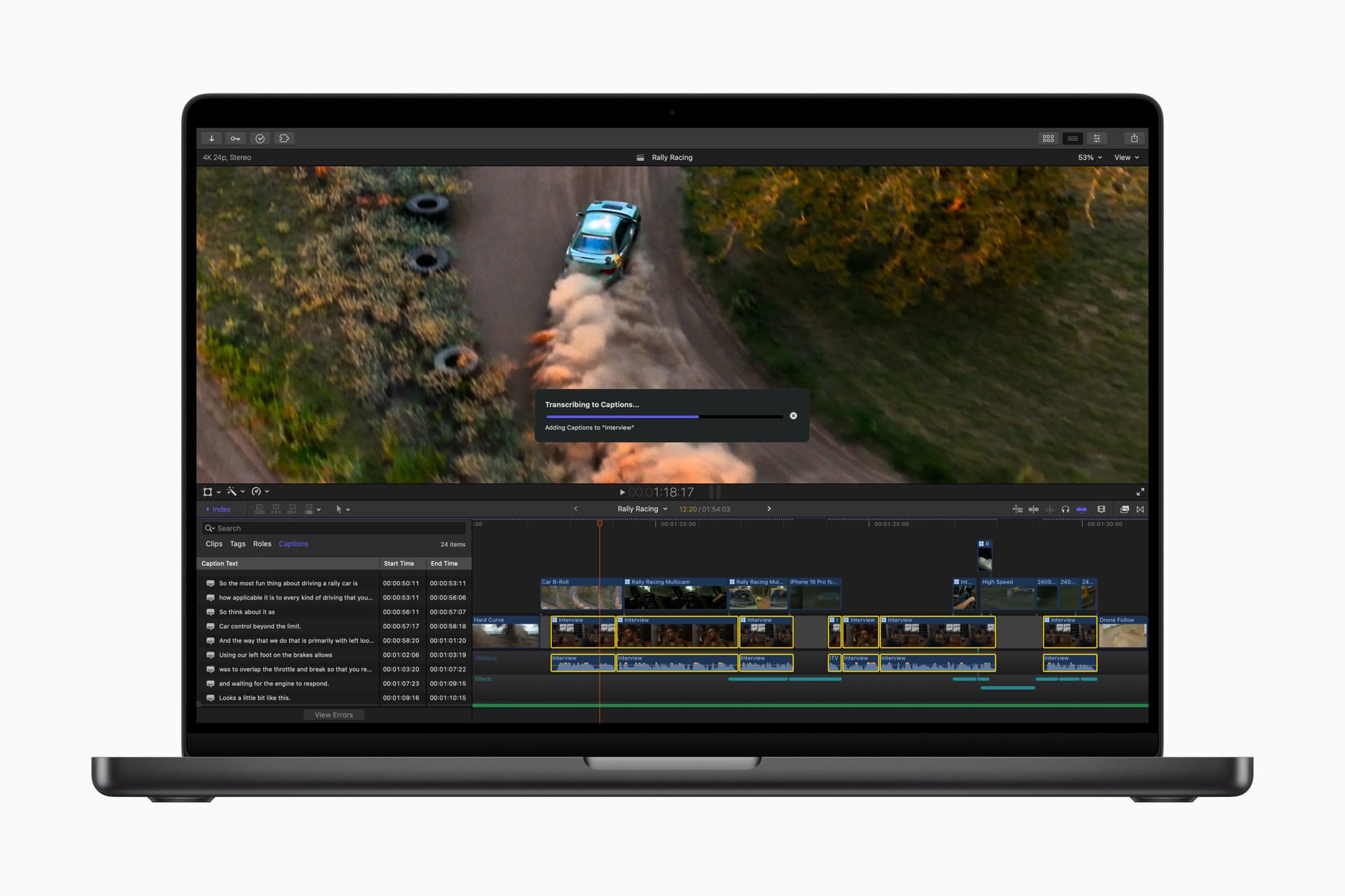 Final Cut Pro 11 foi lançado para Mac com muitas referências a AI