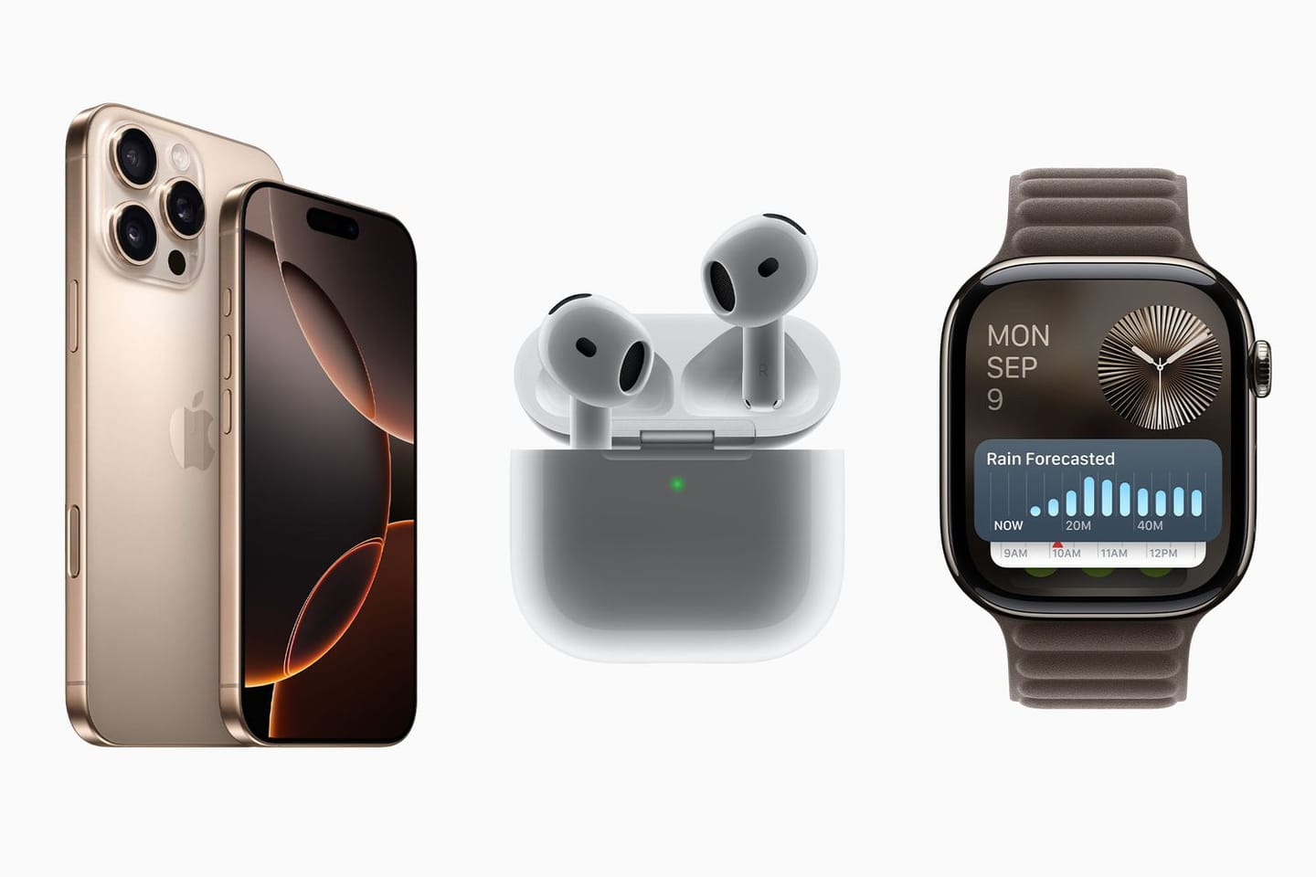 iPhone 16, Apple Watch Series 10 e AirPods 4 chegam hoje às lojas