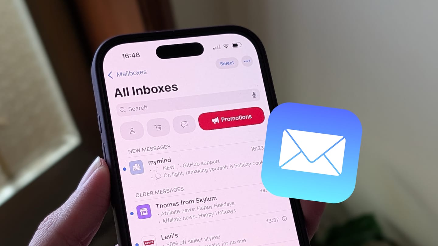 Como ativar a nova categorização da app Mail no iOS 18.2