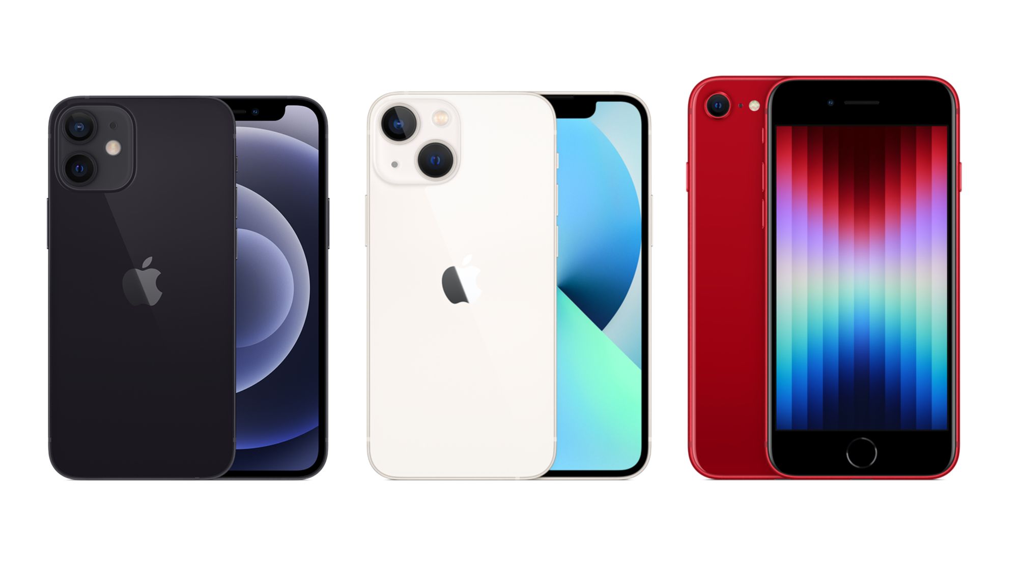 O comparativo dos iPhones mais compactos da Apple