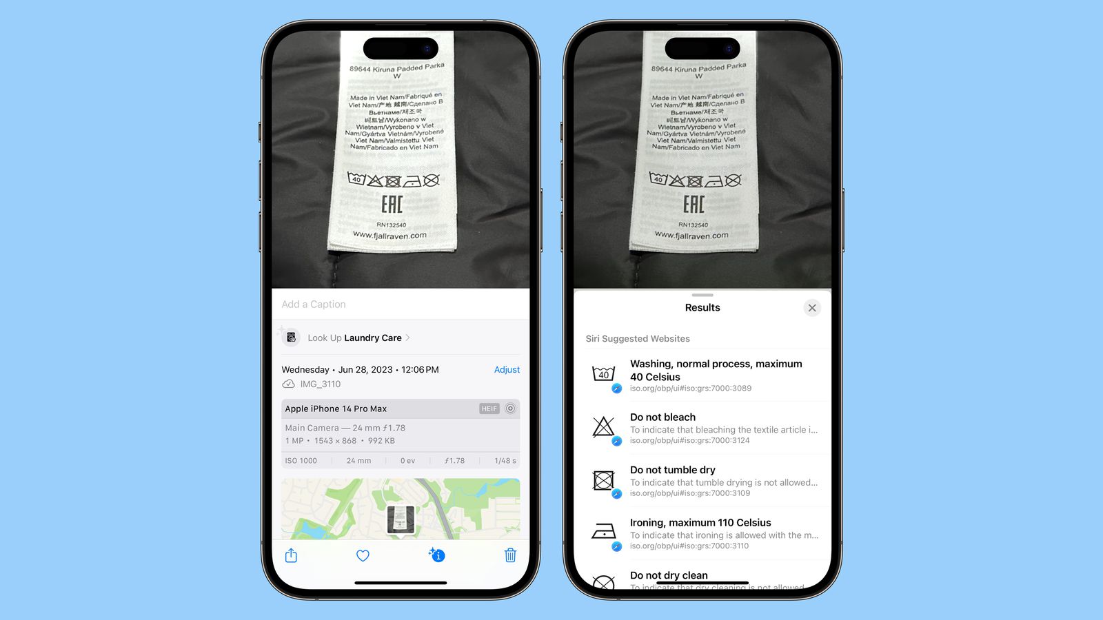 Não sabes interpretar as etiquetas da roupa? O iOS 17 irá ajudar