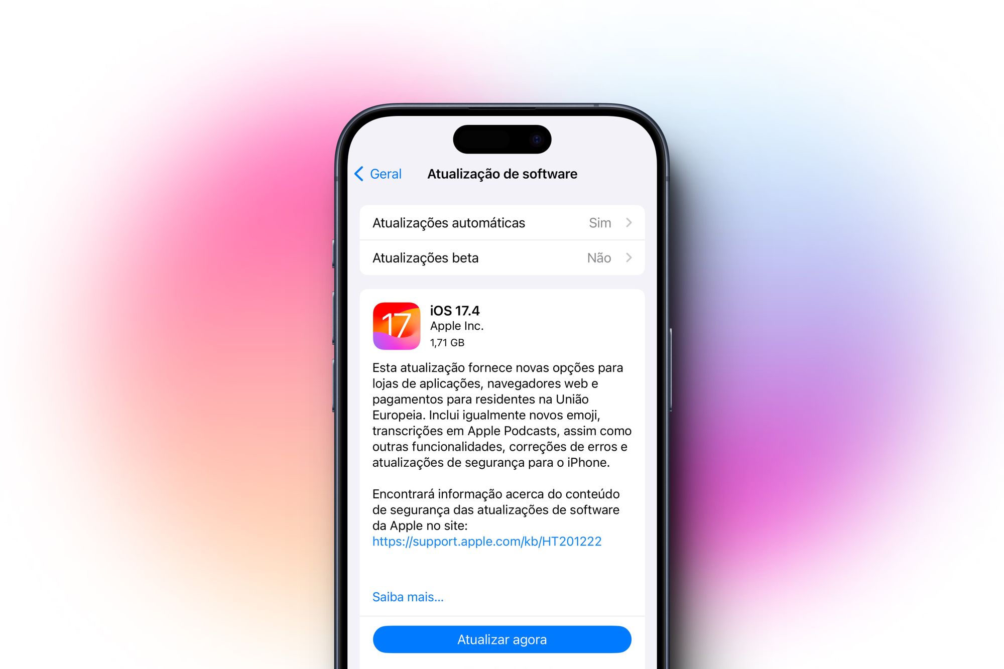 iOS 17.4 já está disponível para download! Eis o que há de novo