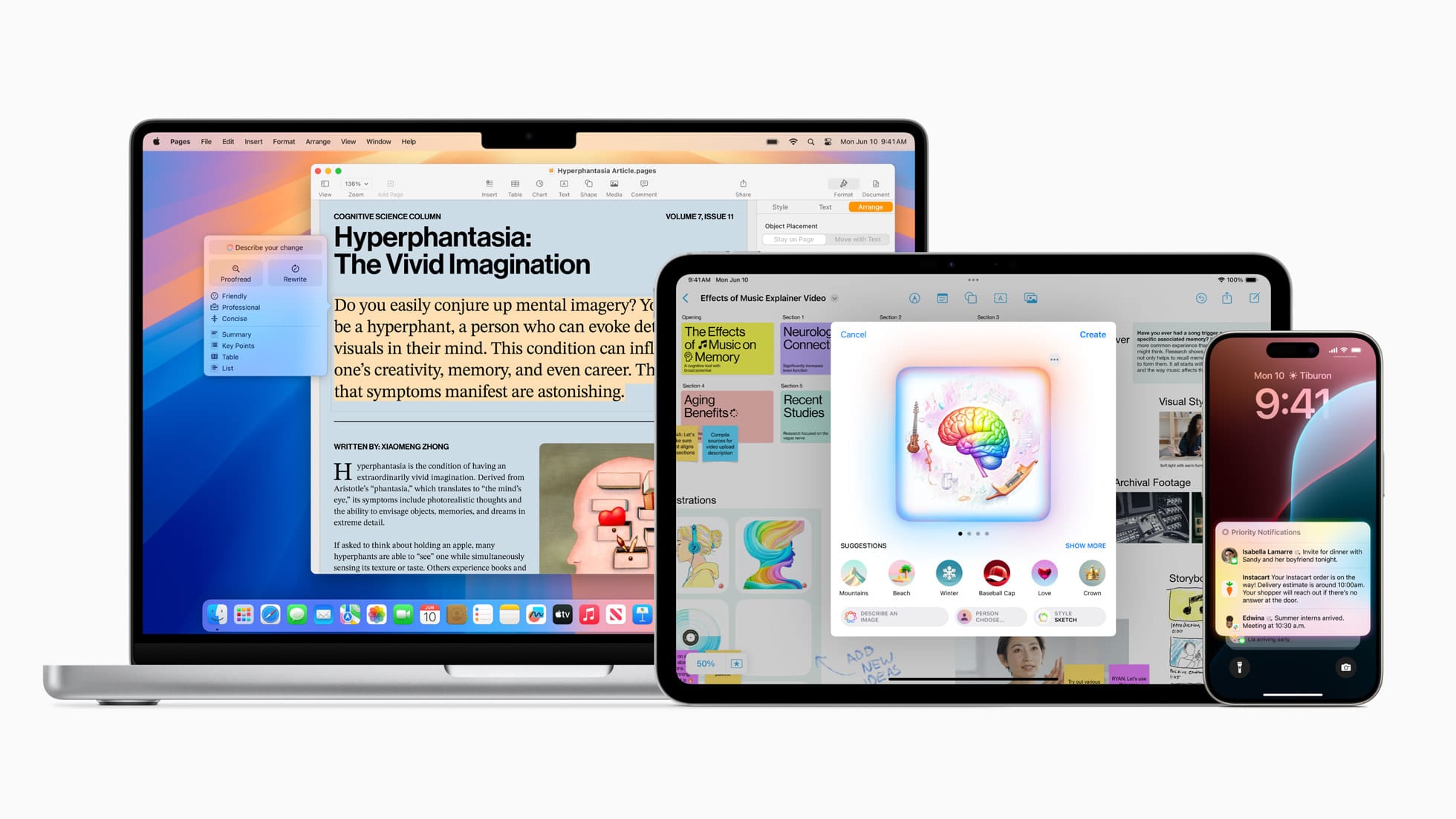 Apple Intelligence é oficial e chega ao iPhone, iPad e Mac