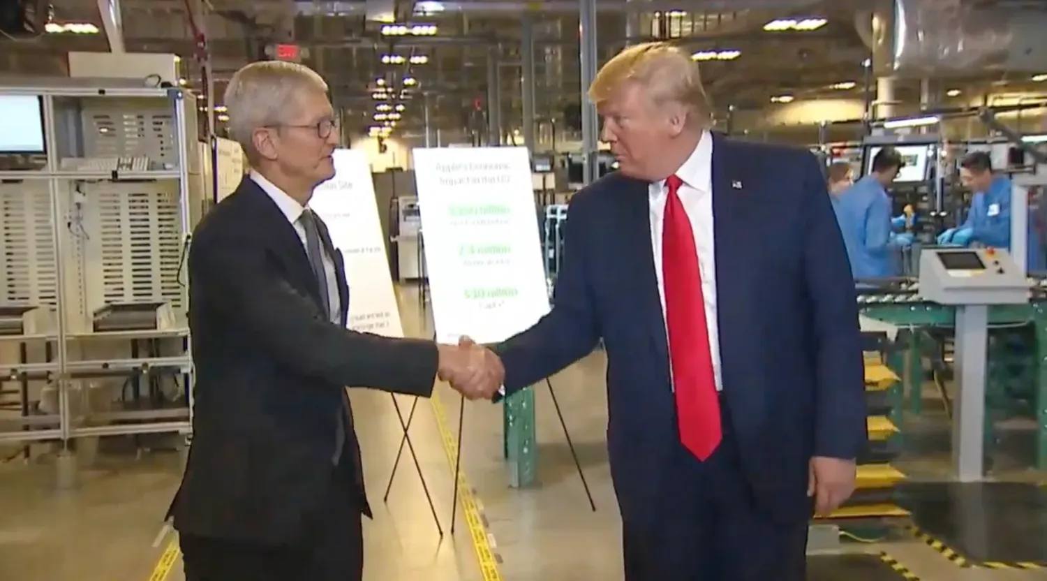 Tim Cook parabeniza Donald Trump pela vitória nas eleições americanas