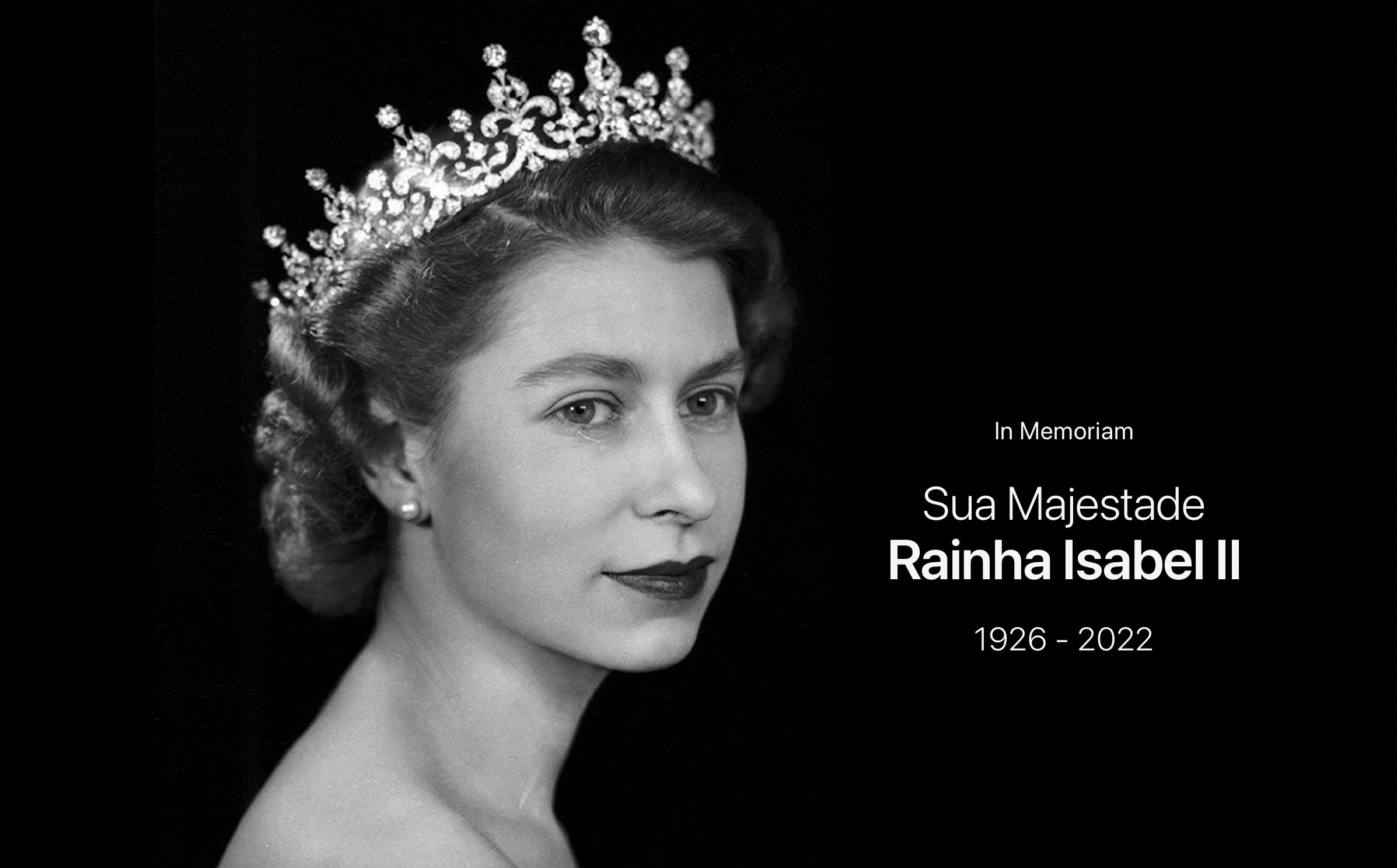 Apple presta tributo à rainha Isabel II