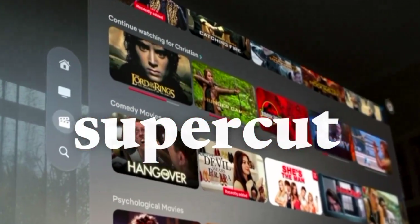 Supercut: a nova solução para veres conteúdos da Netflix no Apple Vision Pro!