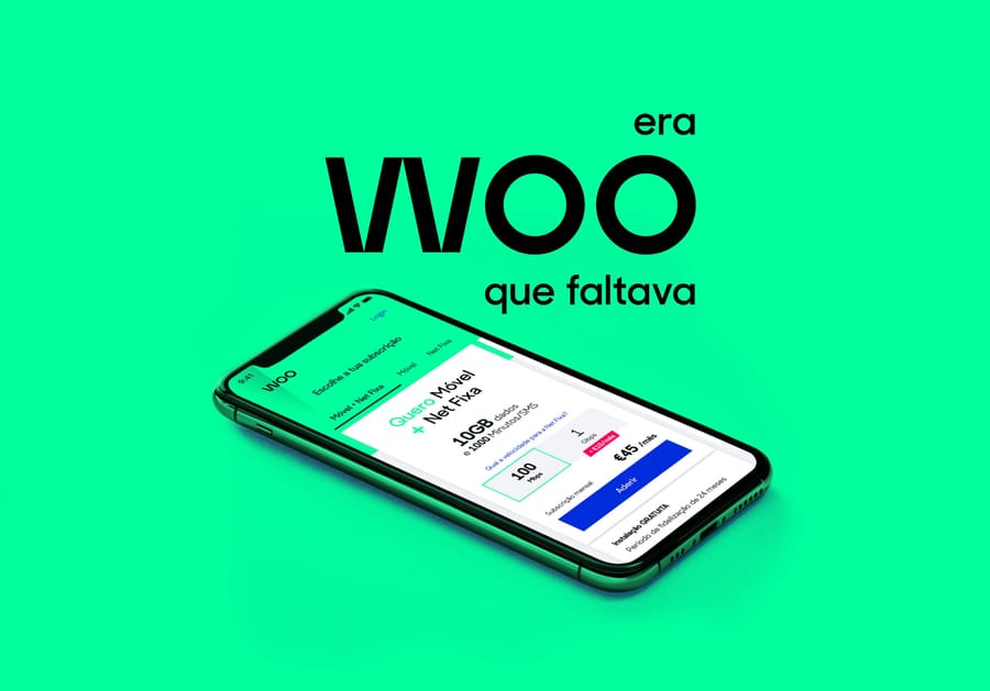 Conhece a WOO. A nova operadora de telecomunicações 100% digital