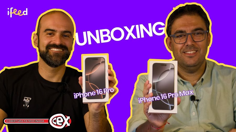 Olá, iPhone 16 Pro! O unboxing do iFeed