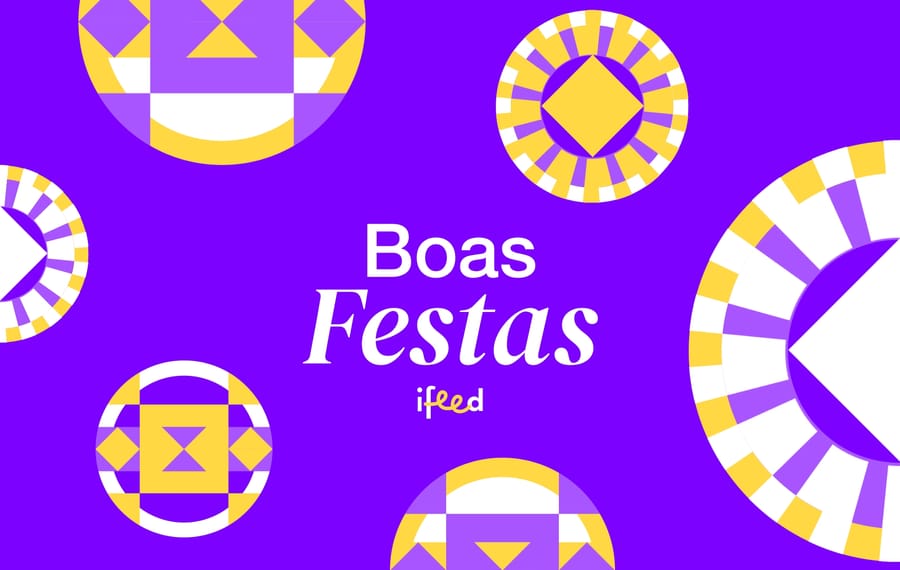 A equipa do iFeed deseja-te umas Boas Festas